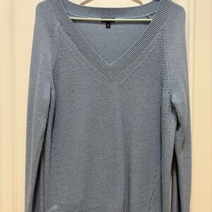 Talbots Light Blue V-Neck Sweater